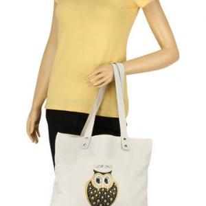 I love Owls Canvas Tote Bag with le..